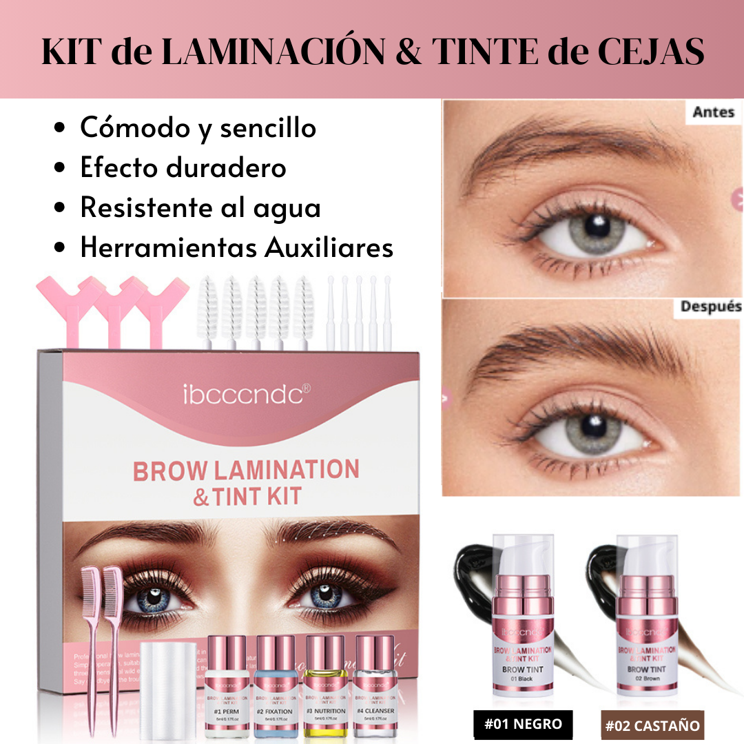 Kit Laminación y Tintado De Cejas 2en1 - LamiTrend