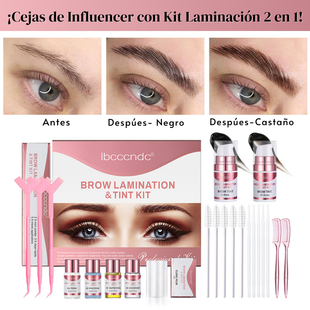 Kit Laminación y Tintado De Cejas 2en1 - LamiTrend